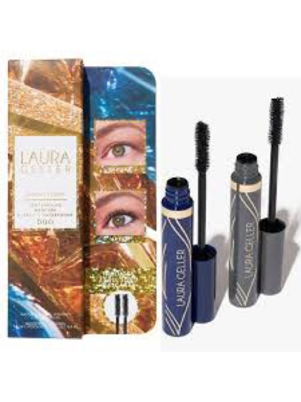 Laura Geller Always There Lengthening Mascara Classic + Waterproof Duo